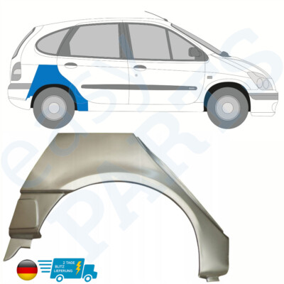 Für Renault Scenic I 1996-2003 Radlauf Reparaturblech Kotflügel / Rechts