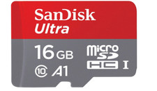 16 GB Mini SD Card SanDisk Micro Adapter Class 10 Ultra Fast High Speed Full HD
