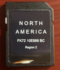 OEM LAND ROVER JAGUAR SD NAVIGATION MAP CARD FK72-10E898-BC FK7210E898BC
