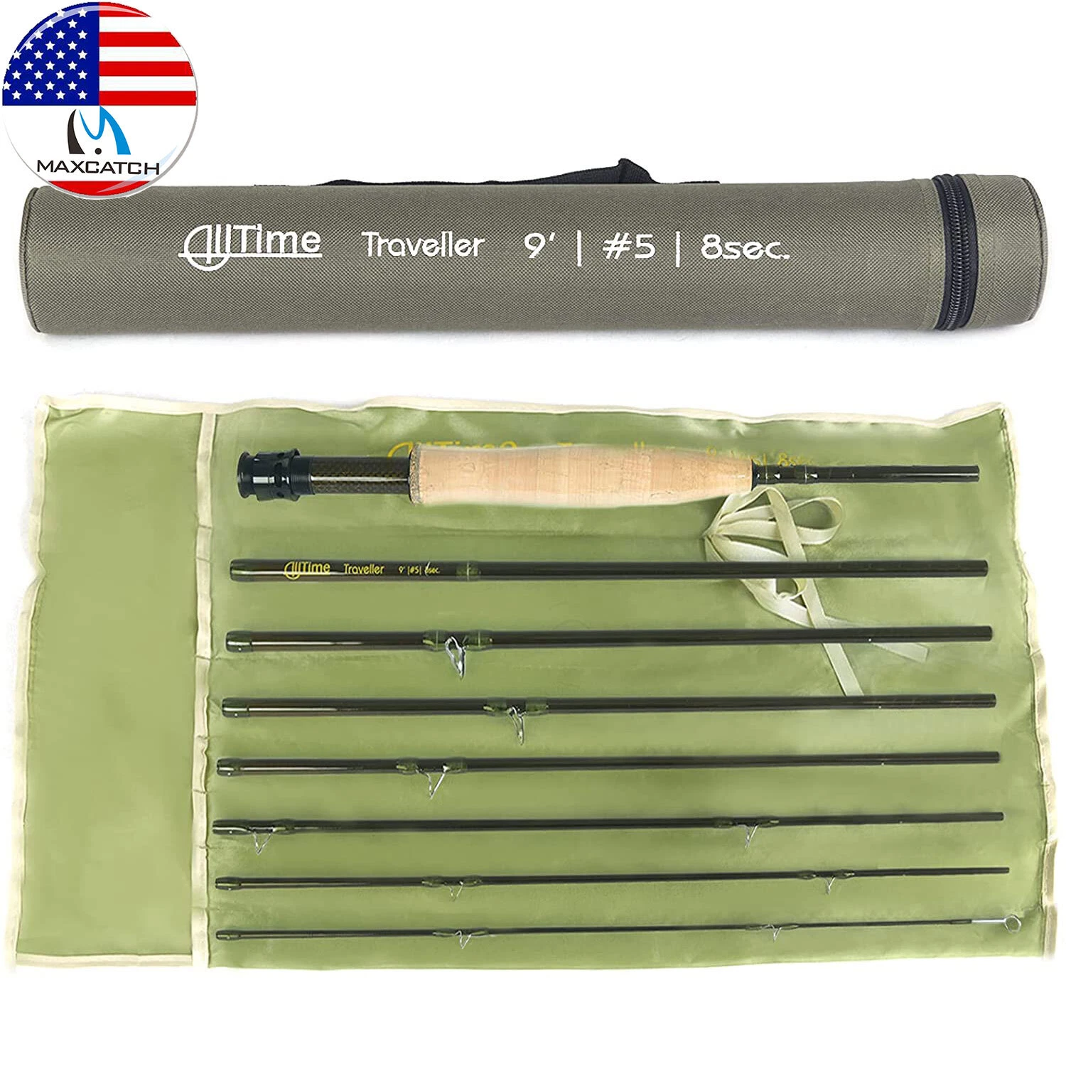 Maxcatch Alltime Travel Fishing Rod-Ultra Compact for Backpacking Size: 5/6/8wt
Opens in a new windo