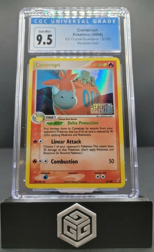 Camerupt EX Crystal Guardians Reverse Holo #3/100 CGC 9.5 Gem Mint