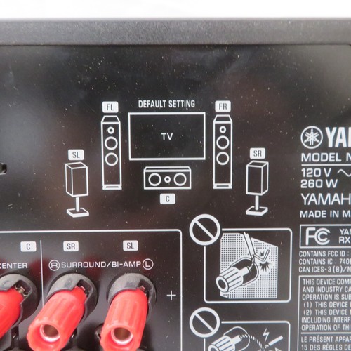 YAMAHA RX-V385 5.1-Channel 4K Ultra HD AV Receiver Bluetooth - Picture 14 of 14