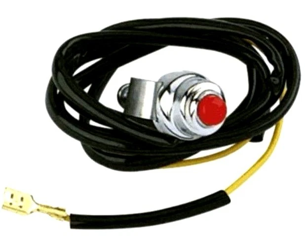 Push Button Engine Stop Kill Switch For Mini Bike Chopper Go Kart