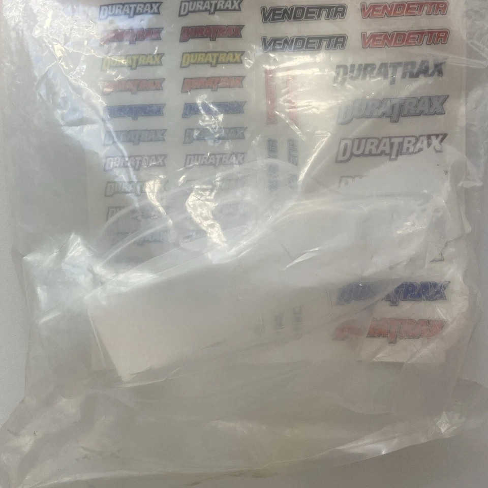 DURATRAX 1/18 SCALE VENDETTA CLEAR BUGGY BODY WITH DECALS NEW OLD INVENTORY - Image 2 of 4