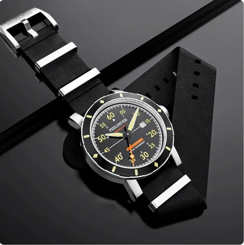 FEELNEVER Herrenuhr Luxus Taucheruhr Herren Edelstahl Saphiruhr - Bild 4 von 7