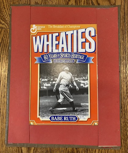 Wheaties gemischte Müslischachtel Vintage Lot flach Jordan Rodriguez Babe Seinfeld 17P - Bild 11 von 21