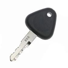 SDLG Ignition Key for Excavator, Loader, Forklift, Roller, Backhoe (888)