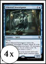 MTG - 4 x Ethereal Investigator - Playset 4x x4 - Karlov Manor Commander
