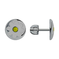Silberohrstecker Ohrstecker 925 Silber Mit Emaille Ohrschmuck Markenschmuck !
