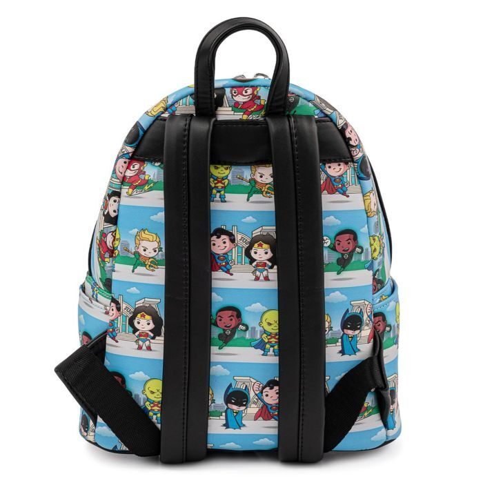 Loungefly DC Justice League Chibi Heroes Mini Backpack - New  display picture 1