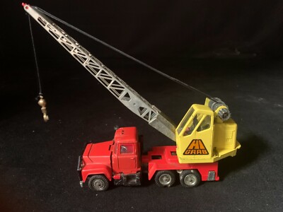 ミニカー Corgi Mack-Priestman Crane Truck 1154 Corgi Major #1154 Mack-Priestman Crane Truck Diecast (Vintage