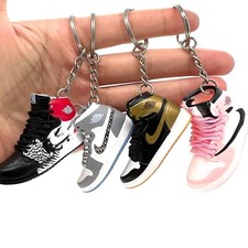Jordan High Top Low Top A Pair Mini Sneaker Removable Keychains With Shoe Box