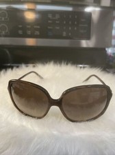 ALEXANDER MCQUEEN SUNGLASSES AMQ 4171/S HORN BROWN/BROWN O1X-CC Made In Italy