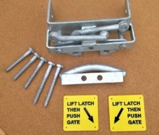 Uni latch gate latch catch hunting bridleway wooden gate two way opening farm