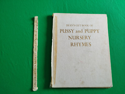 Dean's Gift Book of Pussy and Puppy Nursery Rhymes - 1972
