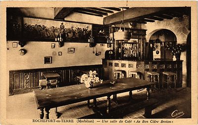 CPA ROCHEFORT-en-TERRE - Ein Saal des Cafés Au Bon Cidre (431420)