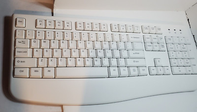 Wireless Keyboard 2.4G Full-Sized Ergonomic Wireless Computer Keyboard with W...