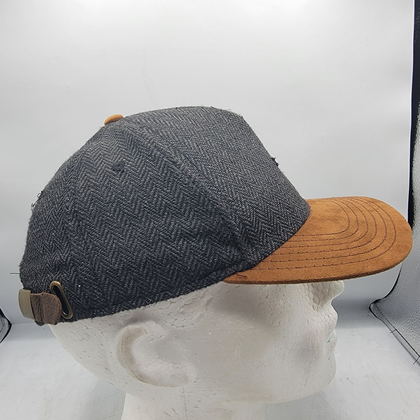 Vans Gray Brown Adjustable Hat Cap Skateboarding … - image 4