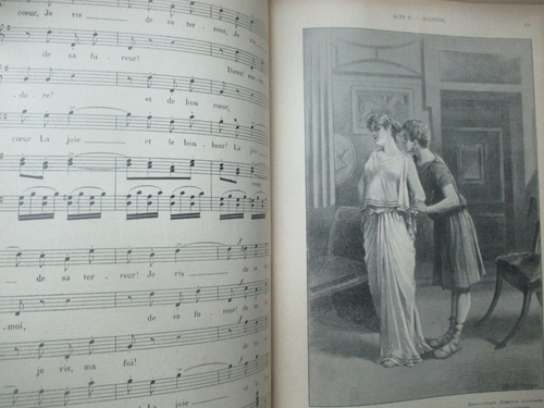 Partition Musicale Piano et Chant Victor Massé "Galathée" illustré / Montgredien - Picture 3 of 4