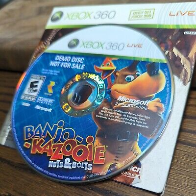 Banjo Kazooie Nuts & Bolts DEMO DISC sealed