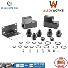 Universal FULL FLOW ETHANOL E85 6AN 8AN Conversion Flex Fuel Sensor Adapter Kits