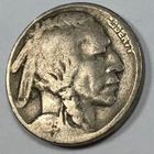 1925 Buffalo Nickel - Good (G) KM#134 Obverse Roller Mark - 7705