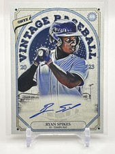 2023 Onyx Vintage Ryan Spikes #VARS Auto Rays