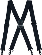 Men'S Suspender 1.5/2 Inch Wide Suspenders Full Elastic X Back Suspender with Sn