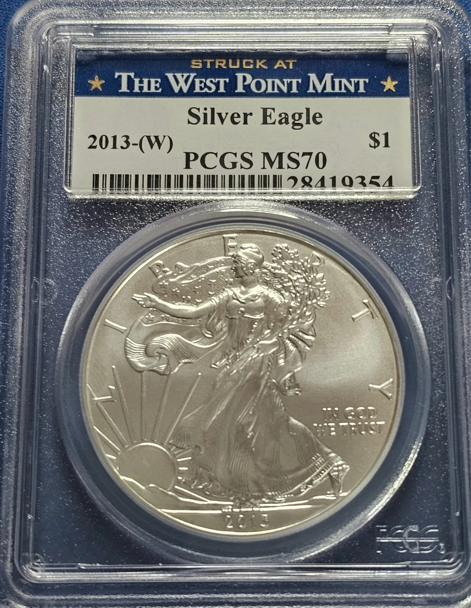 American Eagle MS 70 Graded 2013 Silver Bullion Coins for sale | eBay