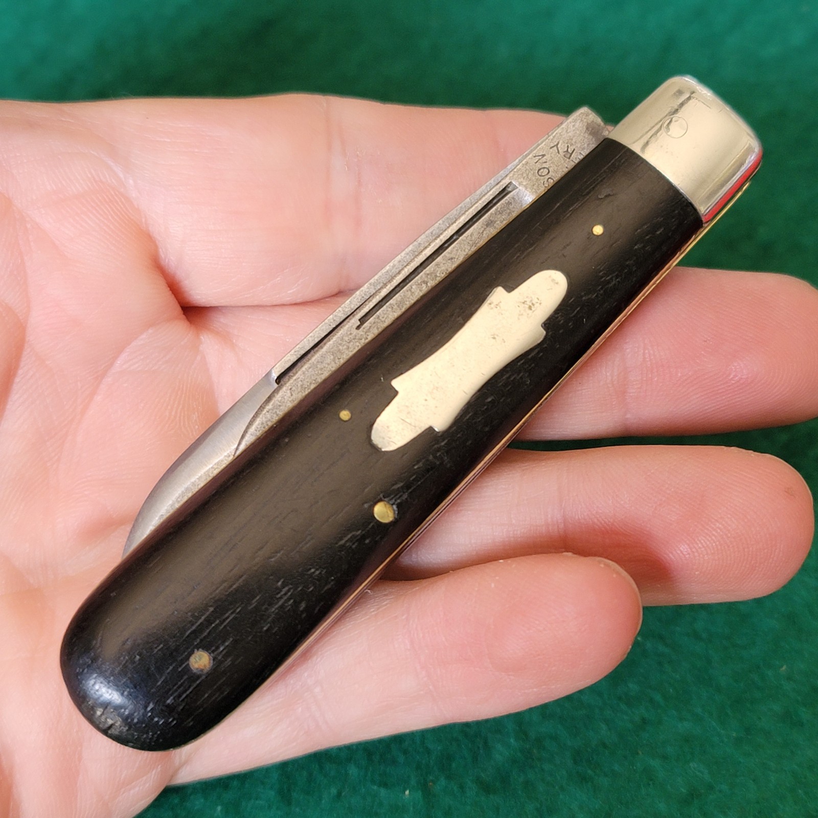 Old Vintage Antique Robeson USA Big Barehead Jack Folding Pocket Knife