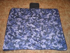 RARE Baltimore Ravens PURPLE & BLACK Camo Blanket Roll, Picnic, Reversible, Baby