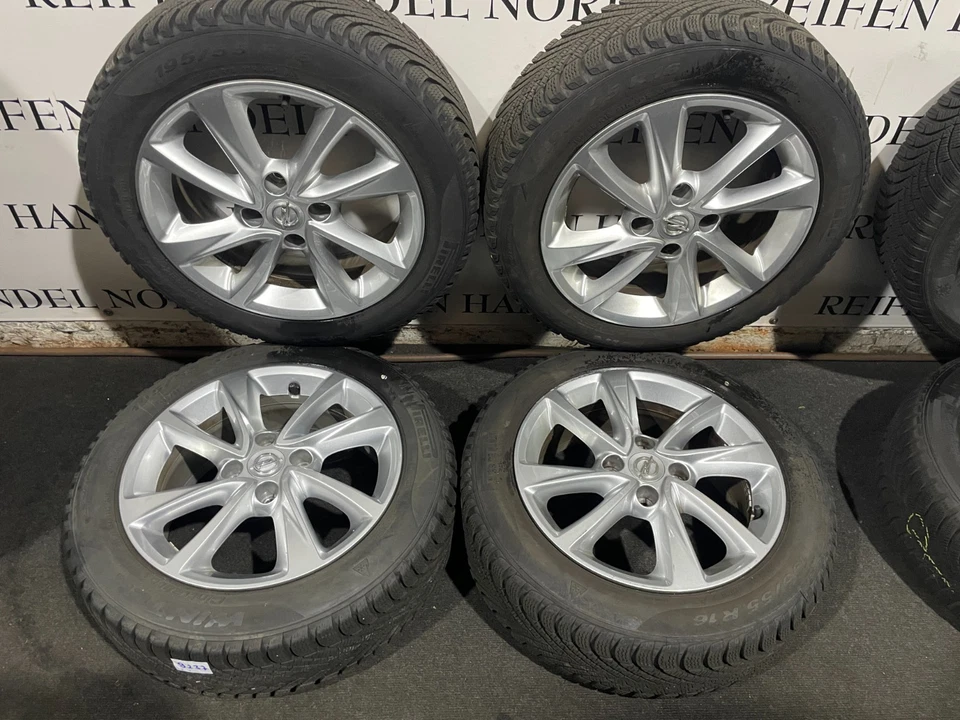 4x Orgi. Opel Corsa F Kompletträder Winter Alu-Felgen 6,5x 16zoll 4x108 ET38 J - Bild 3 von 4