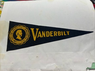 U of VANDERBILT 75YO Felt pendant 10  x 3.5  dorm decoration