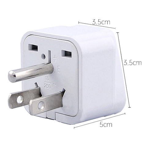 US Standard Travel Adapter with Safe Flame Retardant Material Construction - Picture 11 of 12