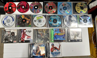 Lot of 19 Playstation 1 Games PS1 Inc Loaded Grand Theft Auto Wild 9 etc