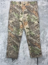 VTG Liberty Men's Realtree Camo Cargo Pants Large-Regular W 36-38 Made in USA
