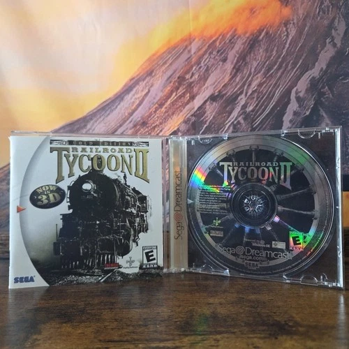 Railroad Tycoon 2 II Gold Edition - Sega Dreamcast Complete CIB W/ Manual Tested