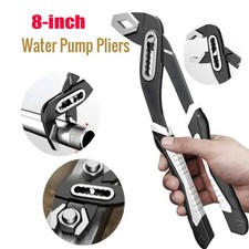 Adjustable Pump Plier 198mm Plumber Pipe Wrench Soft Grip Waterpump NEW UK