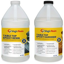 1 Gallon Premium Quality Clear Epoxy Resin Kit Non-Toxic High Gloss Thick Clear