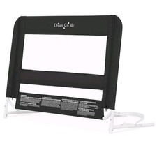 Dream On Me Mesh Security Bed Rail   Toddler Safety Guard with Breathable Black