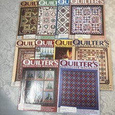 Vintage Quilters Newsletter Magazine 1991 Complete Year Lot Of 10