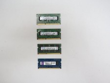 Lot of 4 Samsung  Kingston 2GB DDR3 Laptop RAM PC3-10600S 1333MHz SODIMM Memory
