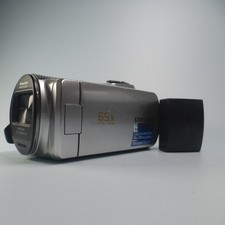 Samsung SMX-F501SP Handheld High Definition Camcorder Silver Tested