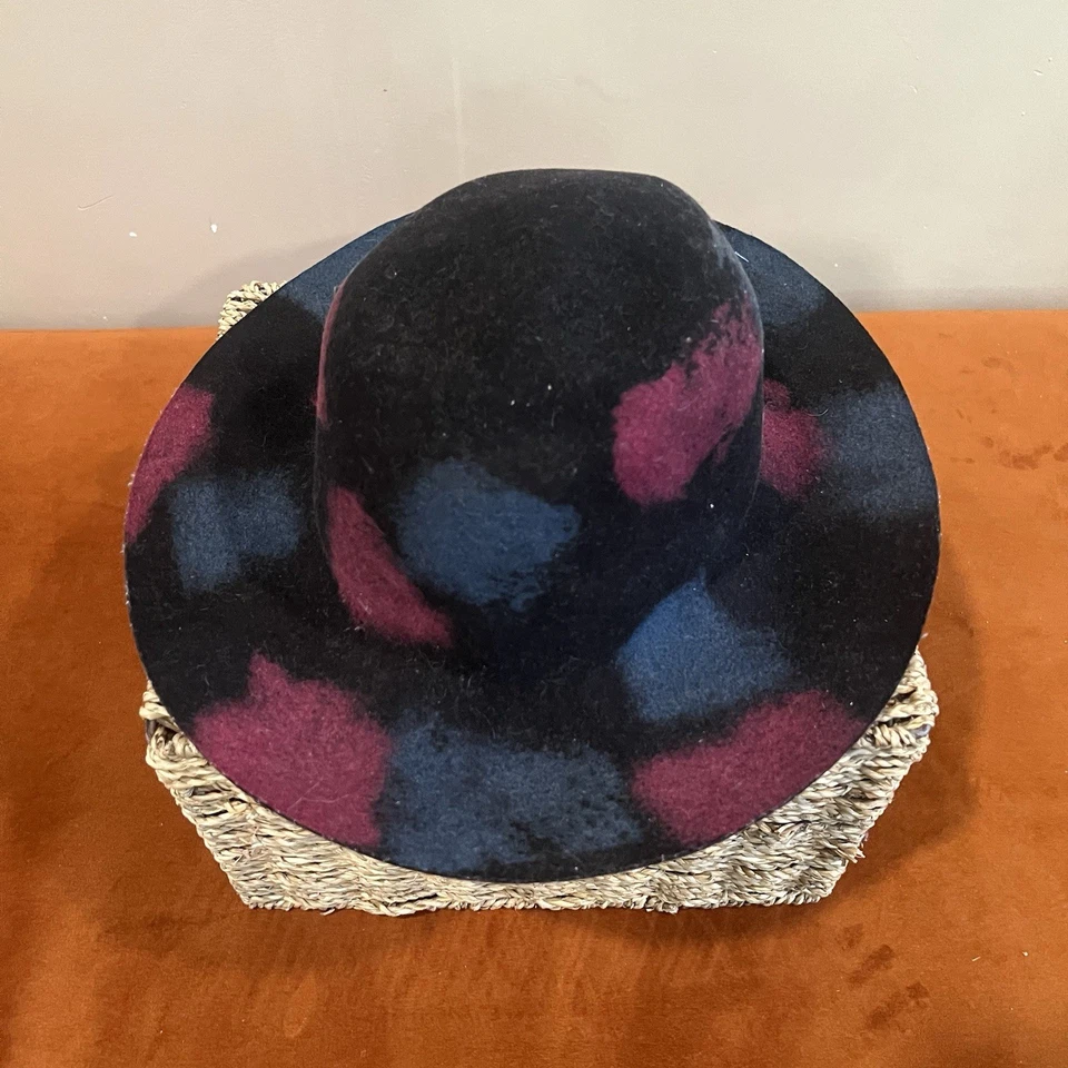 De colección Kangol 100% Lana Gris Verde Color Ala Sombrero Crayón Trilby Talla M Foto 4 de 4