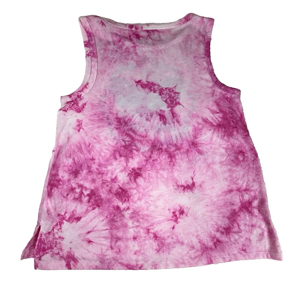 Camiseta sin mangas Mudd Tie Dye Butterfly rosa niñas 14 Foto 4 de 4