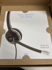 Cisco Headset 532 Wired Dual On-Ear w/ Quick Disconnect RJ9 Cable CP-HS-W-532-RJ