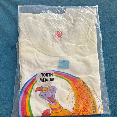 NOS. Artex Disney EPCOT Center Figment 1983 Youth Medium (M) T-Shirt