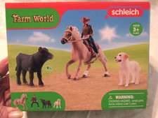 Schleich Farm World Western Riding Adventure - 6 Piece - 42578 - Open Box