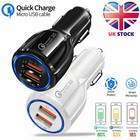 2 Port USB Car Charger 6A Cigarette Lighter Splitter For Apple iPhone 13 Pro Max