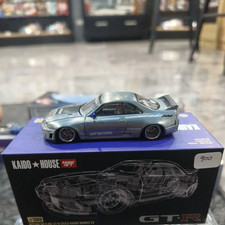 CHASE CAR - Kaido House x Mini GT - Nissan GT-R R33 V2 Blue KHMG089